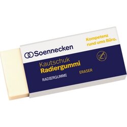 Soennecken 0339 Radierer Kautschuk weiß 