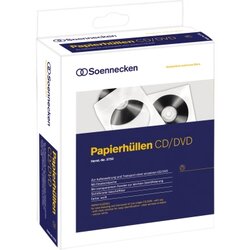 Soennecken 3750 CD/DVD Hülle  mF ws 100St