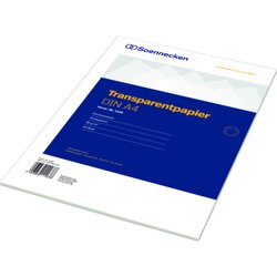 Soennecken 1230 Transparentpapier DIN A4 80g 50Blatt