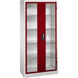 C+P 8920055S10010 Werkzeugschrank Fenstertür 1950x930x400mm lgr/rrt
