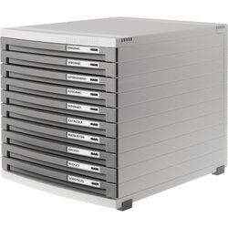 HAN 1510-19 Schubladenbox CONTUR  B4 10xSchub geschl lgr/dgr