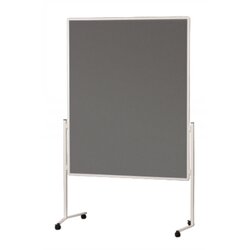 Soennecken 4868 Moderationswand 120x150cm Filz grau inkl. Rollen