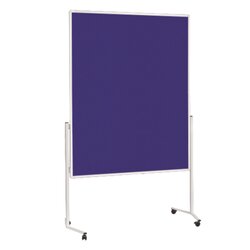 Soennecken 4867 Moderationswand 120x150cm Filz blau inkl. Rollen