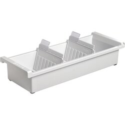 HAN 957-0-11 Karteitrog DIN A7 quer max. 1300Karten lichtgrau