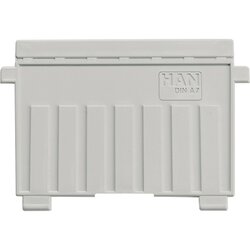 HAN 9027-11 Stützplatte DIN A7 quer Polystyrol lichtgrau