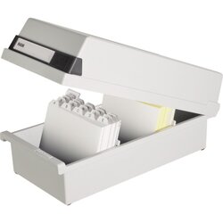 HAN 956-11 Karteikasten DIN A6 quer max. 1300Karten PS lichtgrau