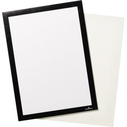 DURABLE 496801 Folienrahmen DURAFRAME A4 Klett magnetisch sw