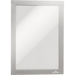 DURABLE 487123 Magnetrahmen DURAFRAME DIN A5 silber 2 St./Pack.