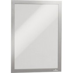 DURABLE 487223 Magnetrahmen DURAFRAME DIN A4 silber 2 St./Pack.
