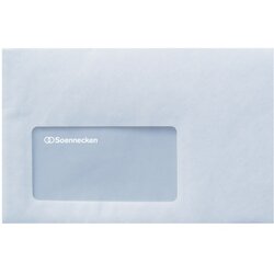 Soennecken 1332 Briefhülle C6 mF sk weiß 25 St./Pack.
