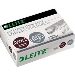 Leitz 56420000 Heftklammer Juwel 6mm verzinkt 2.000 St./Pack.