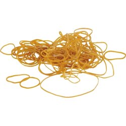 HECKMANN 500323 Gummiband 190x2mm transp. 1kg 