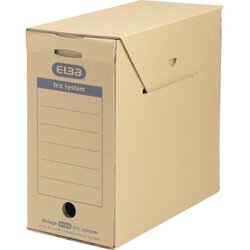ELBA 100421091 Archivbox tric system für DIN A4 naturbraun