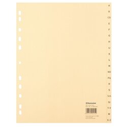 Soennecken 1924 Register DIN A4 A-Z volle Höhe Tauenpapier chamois