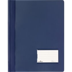 DURABLE 268007 Schnellhefter DURALUX DIN A4 trans. Folie d. blau