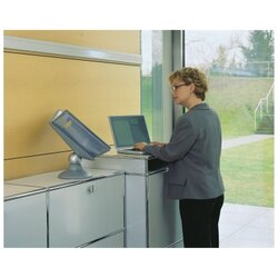 DURABLE Sichttafelständer SHERPA® MOTION TABLE 10 graphit