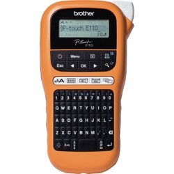 Brother PTE110G1 Beschriftungsgerät PT-E110 Qwertz/3,5-12mm