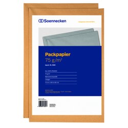 Soennecken 3560 Packpapier 75x100cm 75g Recyclingpapier 2 Bg./Pack.