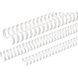 RENZ 311270034 Drahtbinderücken A4 12,7mm 34Ringe weiß 100St