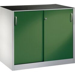 C+P 206609S10077 Werkzeugschrank Schiebetür 1000x1200x600mm lgr/rgn