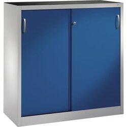C+P 204709S10023 Werkzeugschrank Schiebetür 1200x1200x400mm lgr/ebl
