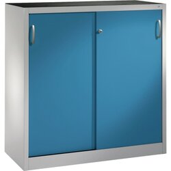 C+P 204709S10024 Werkzeugschrank Schiebetür 1200x1200x400mm lgr/lbl