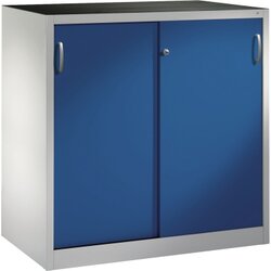 C+P 206709S10020 Werkzeugschrank Schiebetür 1200x1200x600mm lgr/ebl