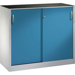 C+P 204609S10063 Werkzeugschrank Schiebetür 1000x1200x400mm lgr/lbl
