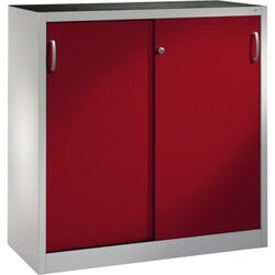 C+P 204709S10030 Werkzeugschrank Schiebetür 1200x1200x400mm lgr/rrt