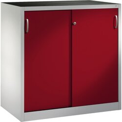 C+P 206709S10027 Werkzeugschrank Schiebetür 1200x1200x600mm lgr/rrt