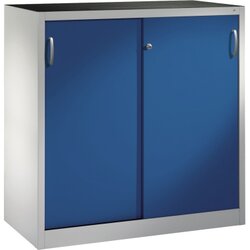 C+P 205709S10028 Werkzeugschrank Schiebetür 1200x1200x500mm lgr/ebl