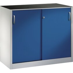 C+P 205609S10076 Werkzeugschrank Schiebetür 1000x1200x500mm lgr/ebl