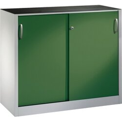 C+P 204609S10061 Werkzeugschrank Schiebetür 1000x1200x400mm lgr/rgn