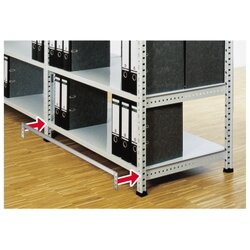 SCHOLZ Grundregal verzinkt beidseitig verwendbar 1.200 x 3.000 x 600 mm (B x H x T)