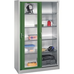 C+P 2059055S10042 Werkzeugschrank Schiebetür 1950x1200x500mm lgr/rgn
