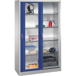 C+P 2059055S10041 Werkzeugschrank Schiebetür 1950x1200x500mm lgr/ebl