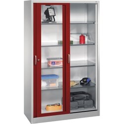 C+P 2059055S10035 Werkzeugschrank Schiebetür 1950x1200x500mm lgr/rrt
