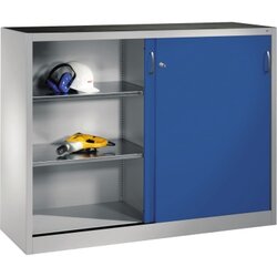 C+P 214709S10013 Werkzeugschrank Schiebetür 1200x1600x400mm lgr/ebl