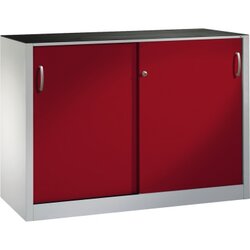 C+P 214609S10043 Werkzeugschrank Schiebetür 1000x1600x400mm lgr/rrt