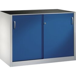 C+P 216609S10048 Werkzeugschrank Schiebetür 1000x1600x600mm lgr/ebl