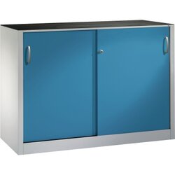 C+P 214609S10044 Werkzeugschrank Schiebetür 1000x1600x400mm lgr/lbl