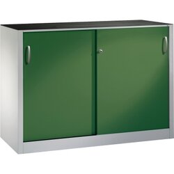 C+P 214609S10047 Werkzeugschrank Schiebetür 1000x1600x400mm lgr/rgn