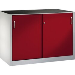 C+P 216609S10043 Werkzeugschrank Schiebetür 1000x1600x600mm lgr/rrt