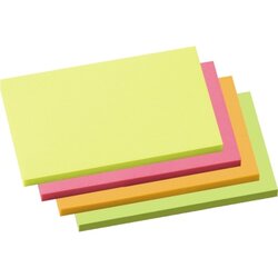 Soennecken 5835 Haftnotiz 125x75mm  neonfarben 4x100Bl 4St