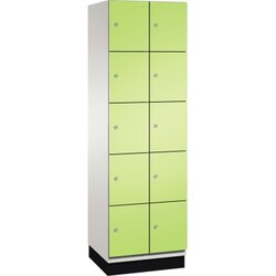 C+P 4510420S10013 Fächerschrank Sockel 10Fächer B600mm lgr/cgn