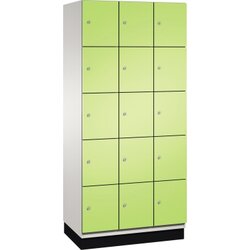 C+P 4510430S10013 Fächerschrank Sockel 15Fächer B900mm lgr/cgn