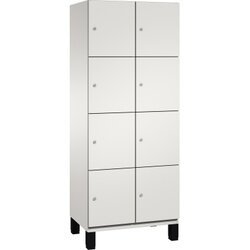 C+P 4510322S10017 Fächerschrank Füße 8Fächer B800mm lgr/lgr
