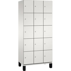 C+P 4510430S10018 Fächerschrank Füße 15Fächer B900mm lgr/lgr
