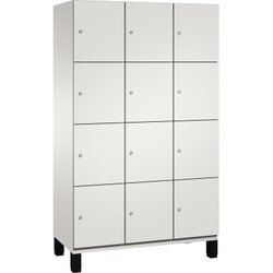 C+P 4510332S10017 Fächerschrank Füße 12Fächer B1200mm lgr/lgr