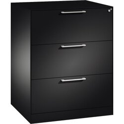 C+P 146243312S10002 Hängeregistraturschrank Asisto A4 2bhg sgr/sgr